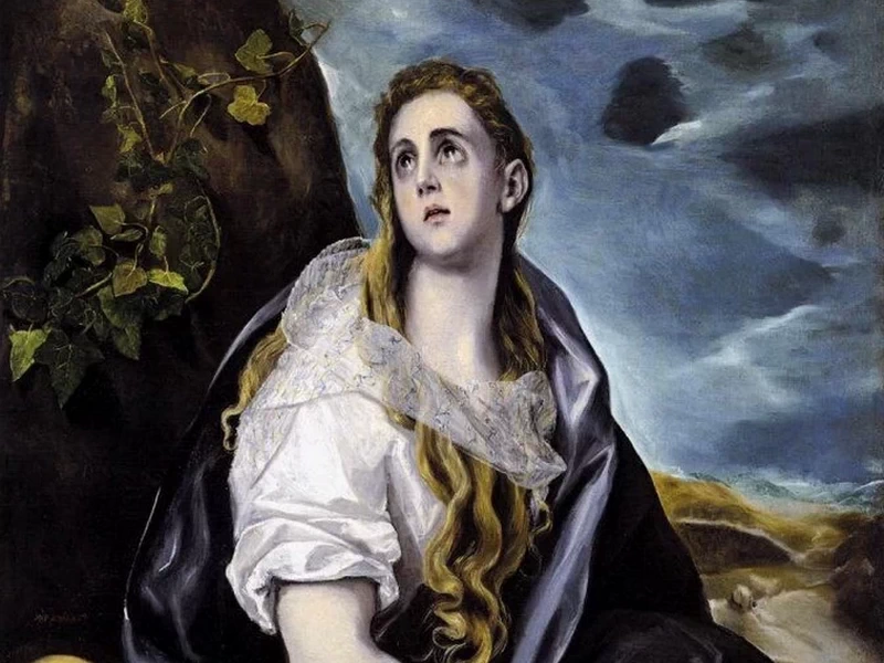 1541-		El Greco - La Maddalena penitente